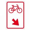 RVV Verkeersbord fiets verwisselen rijbaan