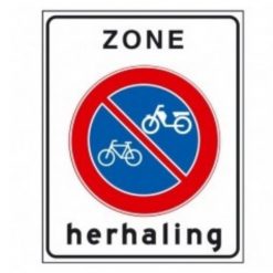 E03-ZBH Herhaling parkeerverbod voor (brom-)fietsers