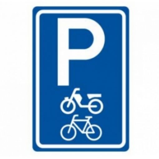 E08-G Parkeerplaats fietsen en brommers