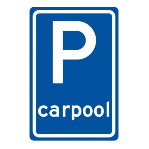 RVV Verkeersbord – E13 Parkeerplaats Carpool