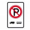 RVV Verkeersbord – E201 parkeerverbod voor vrachtauto's en bussen