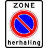 RVV Verkeersbord – E01-ZBH herhaling parkeerzone