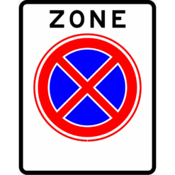 RVV Verkeersbord – E02-ZB verboden stil te staan