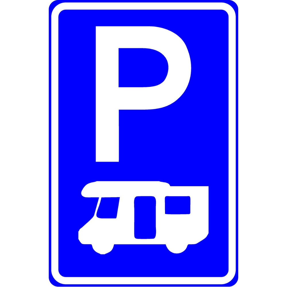 RVV Verkeersbord – E08-N Parkeerplaats campers
