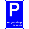 RVV Verkeersbord – E09 Parkeerplaats vergunninghouders