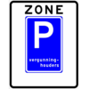 RVV Verkeersbord – E09-ZB Parkeerzone vergunninghouders
