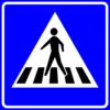 RVV Verkeersbord - L02 Voetgangers oversteekplaats / zebrapad