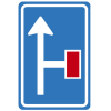 L09-2 Doodlopende weg voorwaarschuwing