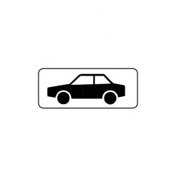 RVV Verkeersbord – OB09 Geldt alleen voor auto's