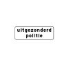 RVV Verkeersbord – OB103 uitgezonderd politie