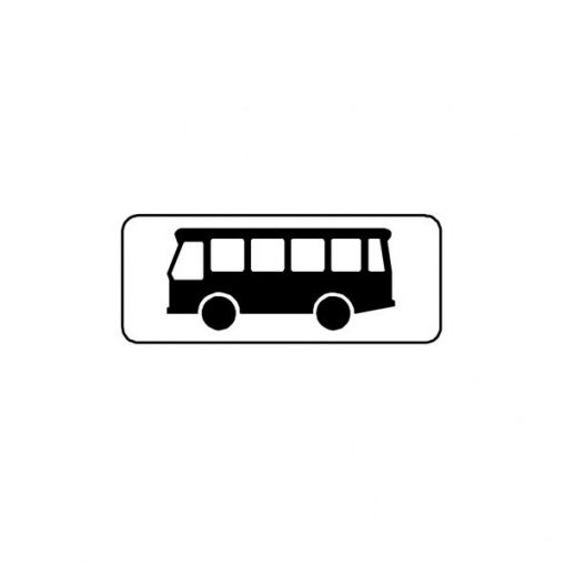 RVV Verkeersbord – OB12 Geldt alleen voor bussen