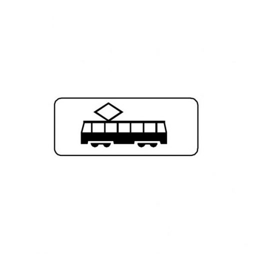 RVV Verkeersbord – OB14 Geldt alleen voor tram