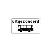 RVV Verkeersbord – OB62 Uitgezonderd bussen