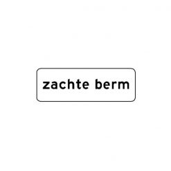 RVV Verkeersbord – OB601 Zachte berm