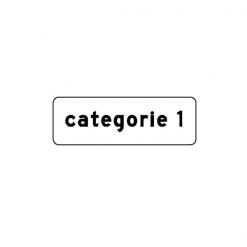 RVV Verkeersbord – OB902 Categorie