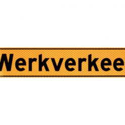 Werkverkeer sticker