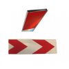 Schrikhekplank /afzetplank Aluminium enkelzijdig dicht BB18 links + rechts