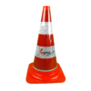 Verkeerskegels Oranje 500mm Kl.3-Grijs