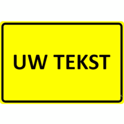 Omleidingsborden Blanco/Kader + tekst