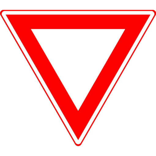 WIU RVV Verkeersbord - B06 Voorrang verlenen / Waarschuwing