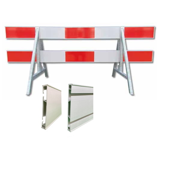 Verkeershek Glasvezel versterkt Enkelzijdig  2,5mtr (model A-frame) - Afbeelding 2