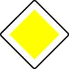 RVV Verkeersbord - B01 Voorrangsweg