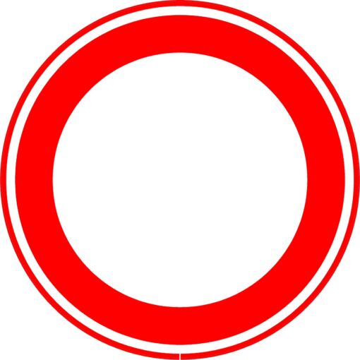 RVV Verkeersbord - C01 Verboden in te rijden
