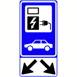 RVV Verkeersbord – E08-OB504 Elektrisch laden