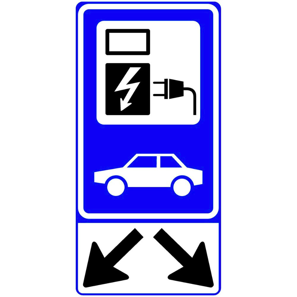 RVV Verkeersbord – E08-OB504 Elektrisch laden
