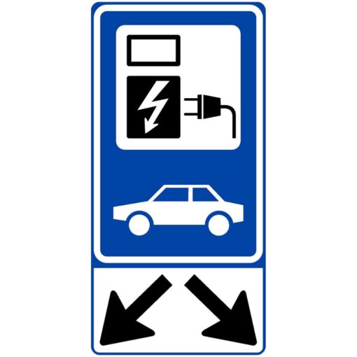 RVV Verkeersbord – E08-OB504  Elektrisch laden