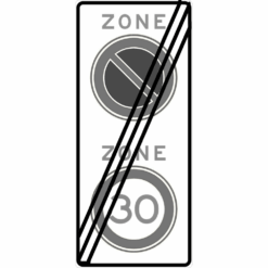 RVV Verkeersbord A0130E01ze