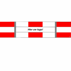 Verkeershek Aluminium Enkelzijdig Sleufprofiel