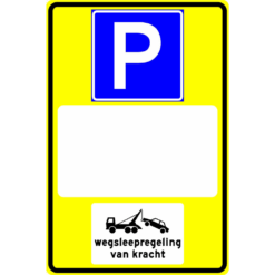 (Vooraankondiging) Tijdelijk Parkeerverbod – United Model 2