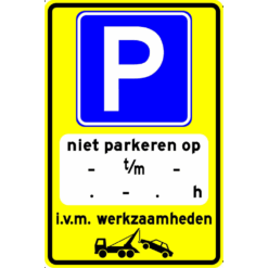 (Vooraankondiging) Tijdelijk Parkeerverbod – United Model 3